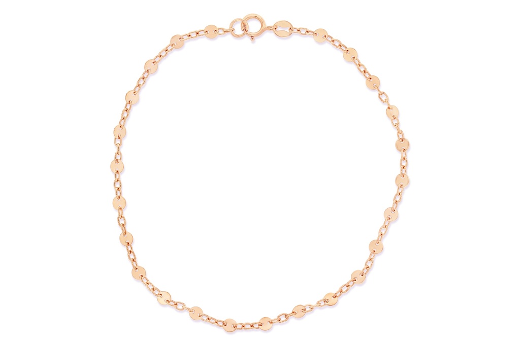 9R FLAT DISC LINK BRACELET