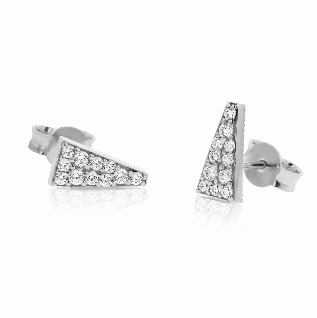  9W CZ TRIANGLE STUD