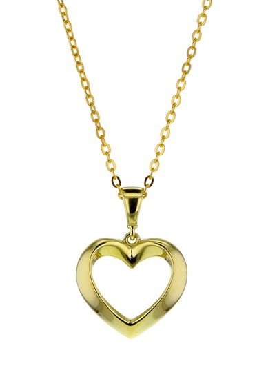  9Y OPEN HEART PENDANT