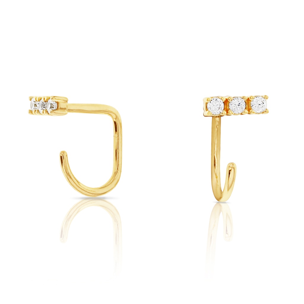 9Y MINI CZ BAR WRAP AROUND