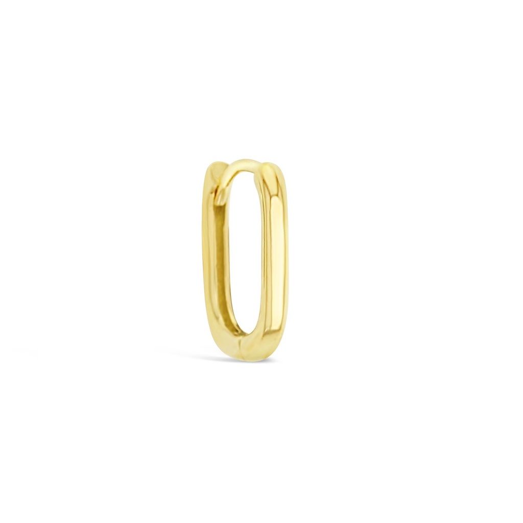 9Y PAPERCLIP 8MM SQUARE HUGGIE