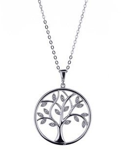 [STPD247]  9W CZ SET LARGE TREE OF LIF