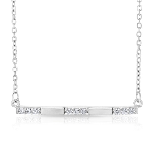 [BT158] CZ BAR ON CHAIN