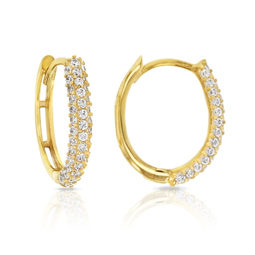 [EAR706] 9Y 2MM CZ HUGGIE