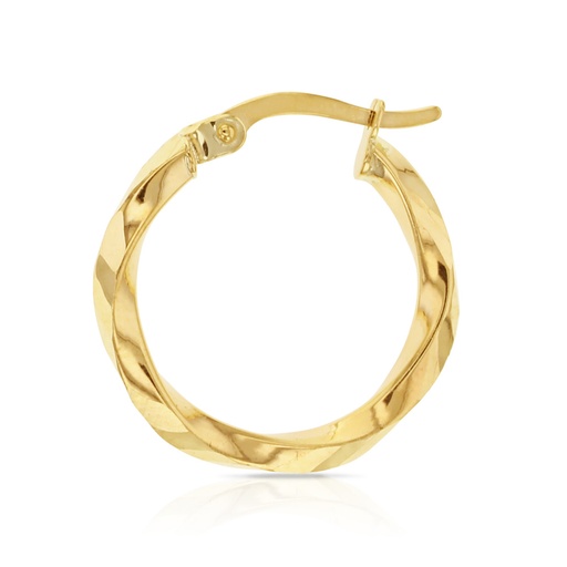 [EAR702]  9Y 2.5MM D/C TWIST HOOPS