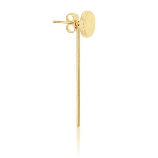 [EAR570]  9Y PLAIN STUD W THIN BAR DR