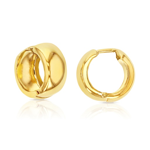 [EAR662] 9Y 7.5MM PLAIN HUGGIE