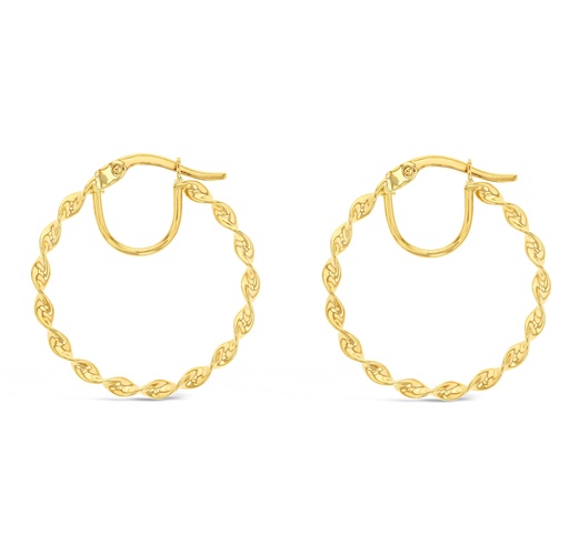 [EAR1007] 9Y TWIST HOOP